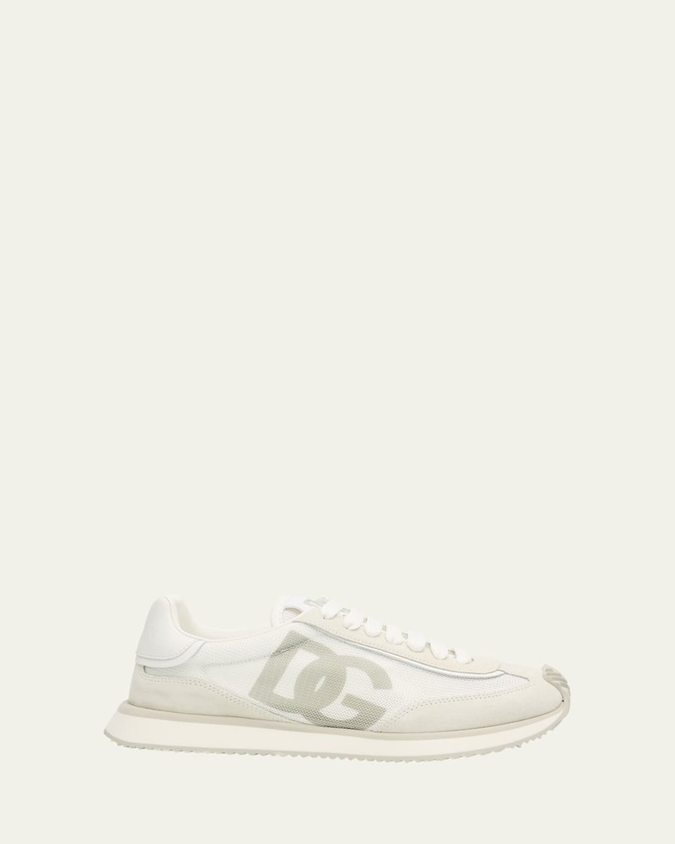 Mixed-Material DG Cushion Sneakers